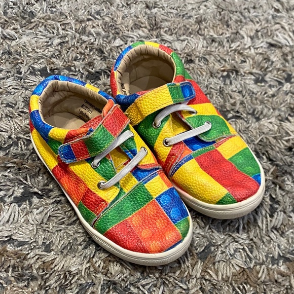 Little Penguin Multicolor Kids Sneakers genuine leather size 3–4 Y - Picture 1 of 9